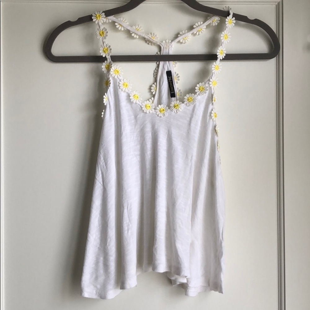 Daisy Cropped Tank Top